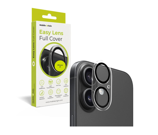 Mobile Origin Easy Lens full cover do iPhone 17 clear - 1363039 - zdjęcie